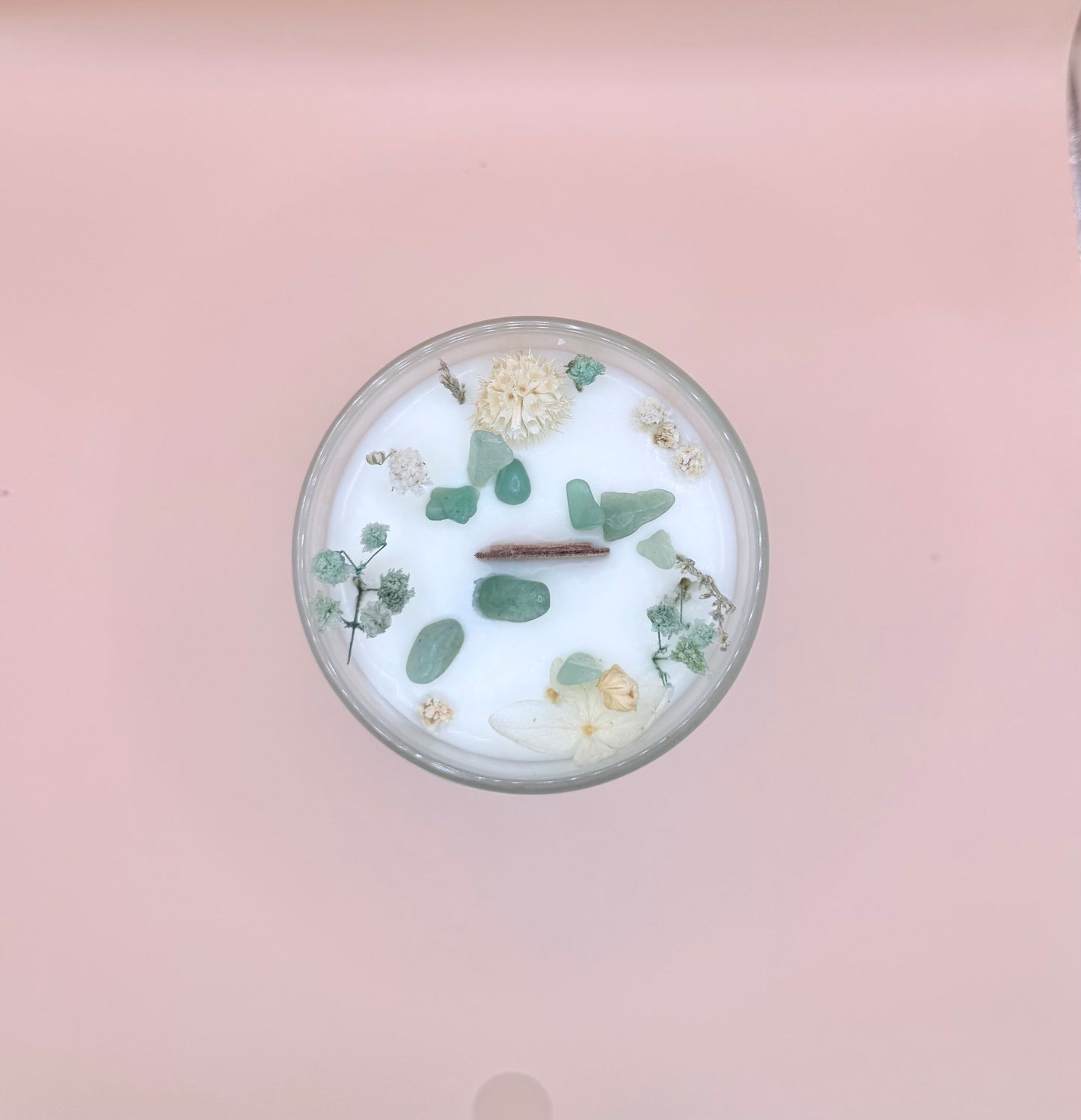 Bougie Aventurine : Une étincelle de chance et de sérénité