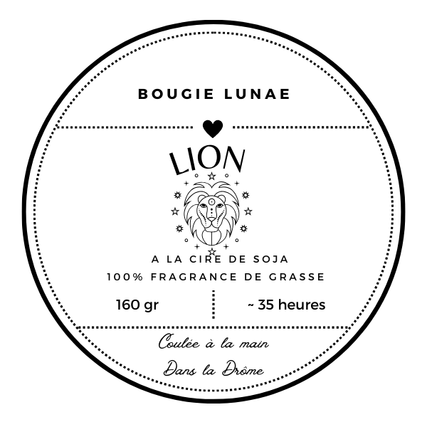 Bougie Lion : Un parfum royal pour une aura majestueuse