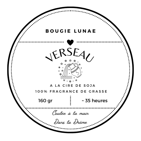 Bougie Verseau : Une invitation à l'exploration pour les esprits curieux.