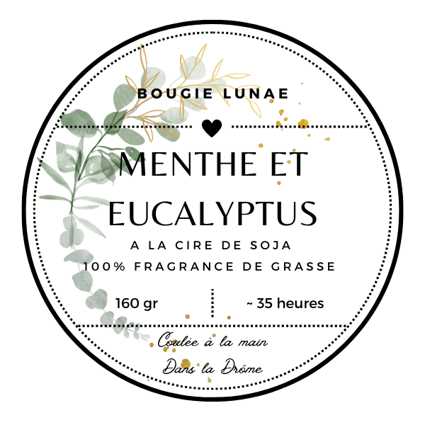 Eucalyptus et Menthe, Idéale pour favoriser la relaxation et réduire le stress.