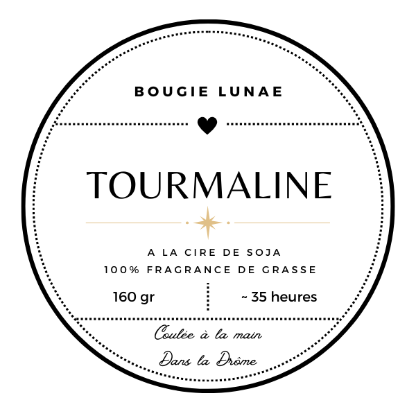 Bougie Tourmaline : Un élixir de vitalité